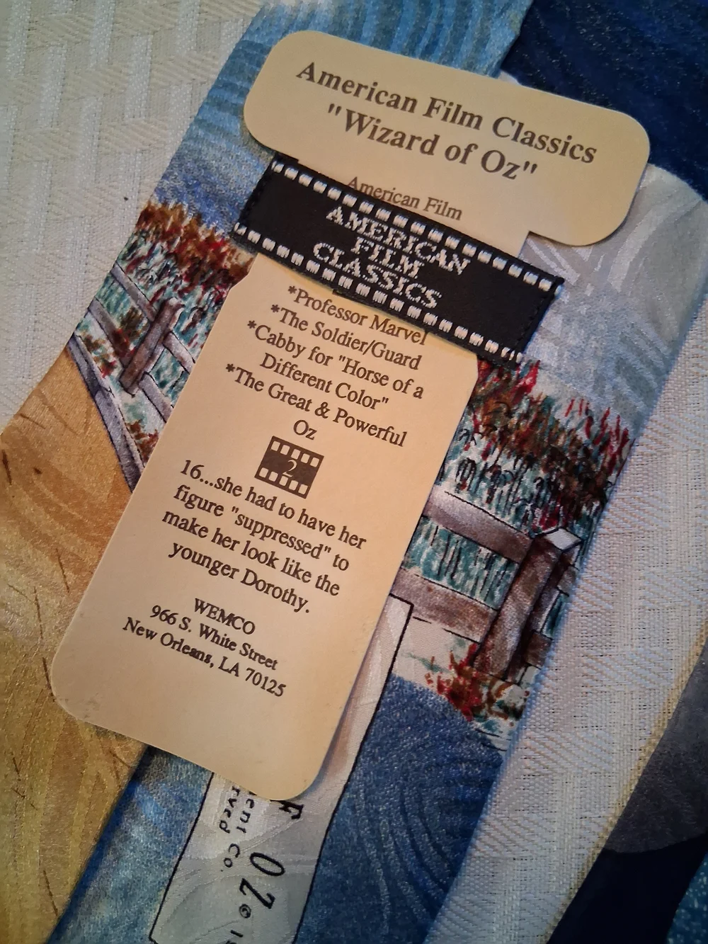 American Film Classics Neckties Wizard Of Oz. Lot Of 5 New!
